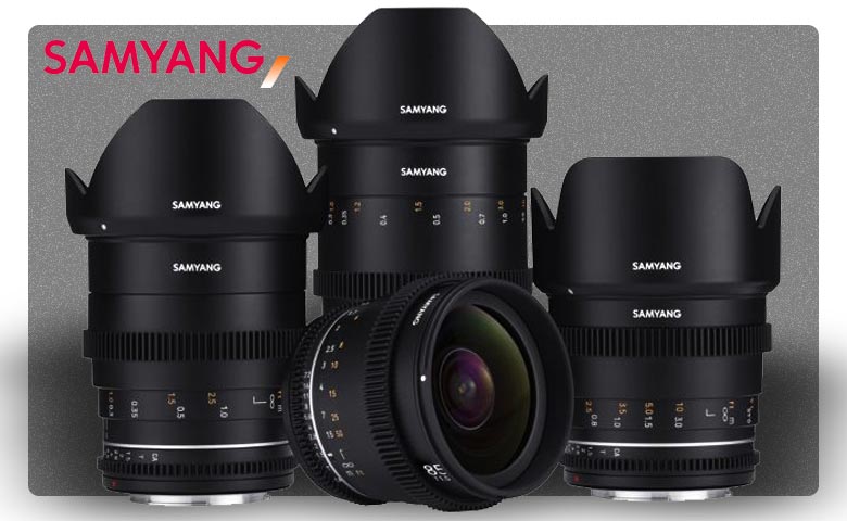 Samyang e sua Gama de lentes MK2 VDSLR Cine